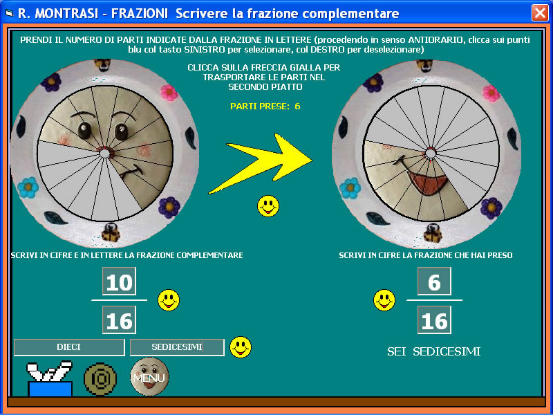 SCRIVI LA FRAZIONE COMPLEMENTARE