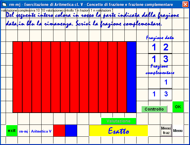 Concetto di frazione e frazione complementare